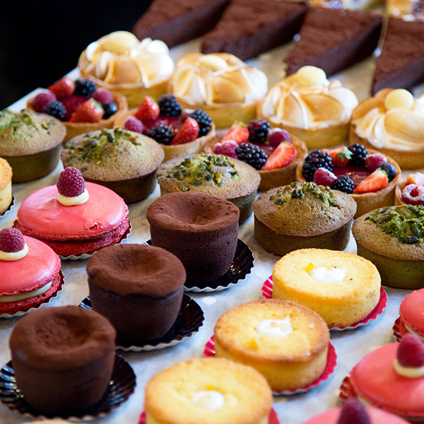 selection of cakes