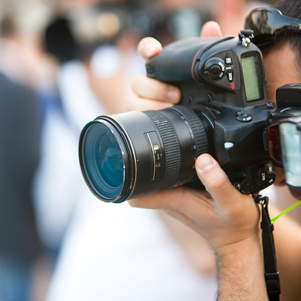 photographer at an event